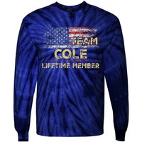 Cole Last Nameteam Cole Lifetime Member Tie-Dye Long Sleeve Shirt