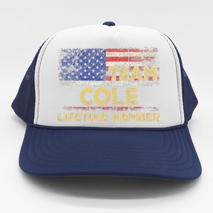 Cole Last Nameteam Cole Lifetime Member Trucker Hat