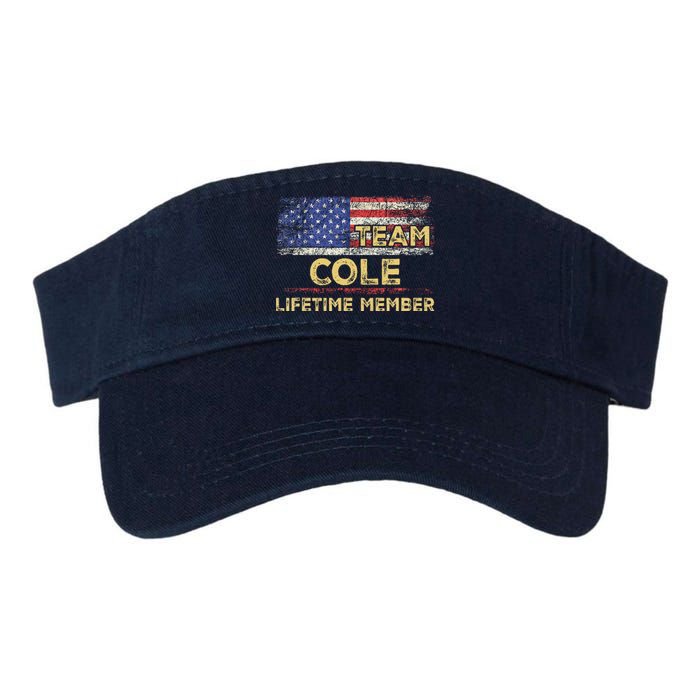 Cole Last Nameteam Cole Lifetime Member Valucap Bio-Washed Visor