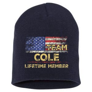 Cole Last Nameteam Cole Lifetime Member Short Acrylic Beanie