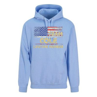 Cole Last Nameteam Cole Lifetime Member Unisex Surf Hoodie