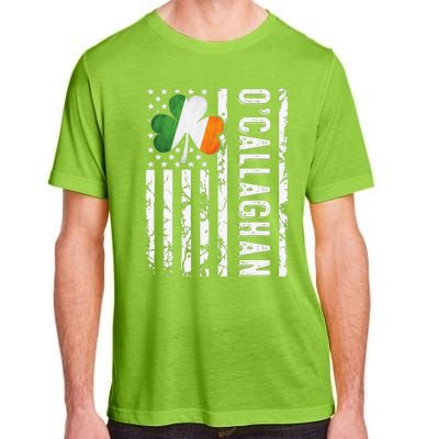 Callaghan Last Name Irish Pride Flag USA St Patrick's Day Day Adult ChromaSoft Performance T-Shirt