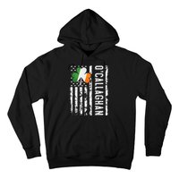 Callaghan Last Name Irish Pride Flag USA St Patrick's Day Day Hoodie