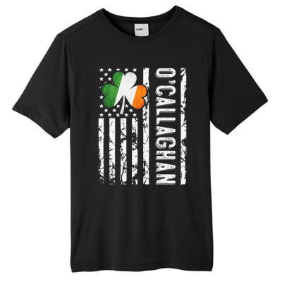 Callaghan Last Name Irish Pride Flag USA St Patrick's Day Day Tall Fusion ChromaSoft Performance T-Shirt