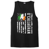 Callaghan Last Name Irish Pride Flag USA St Patrick's Day Day PosiCharge Competitor Tank