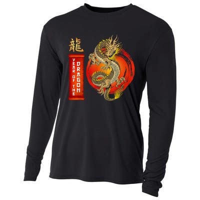 Chinese Lunar New Year 2024 Year Of The Dragon Zodiac Sign Cooling Performance Long Sleeve Crew