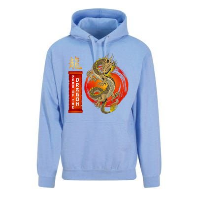 Chinese Lunar New Year 2024 Year Of The Dragon Zodiac Sign Unisex Surf Hoodie