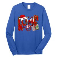 Christmas Love Nurse Stethoscope Nurses Xmas Pajamas Gift Long Sleeve Shirt