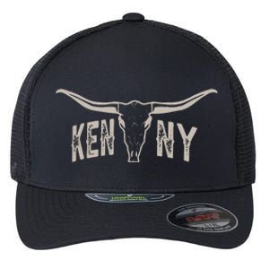 Classic Last Name Kenny Personalized Awesome Flexfit Unipanel Trucker Cap