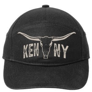 Classic Last Name Kenny Personalized Awesome 7-Panel Snapback Hat