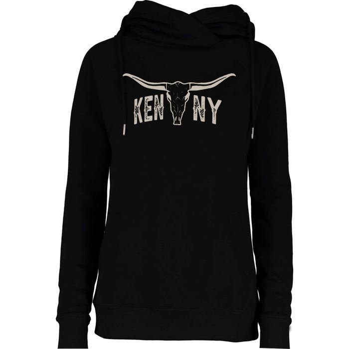 Classic Last Name Kenny Personalized Awesome Womens Funnel Neck Pullover Hood