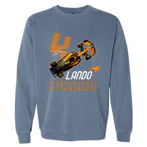 Cool Lando Norris F1 Racing Signature Garment-Dyed Sweatshirt