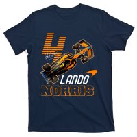 Cool Lando Norris F1 Racing Signature T-Shirt