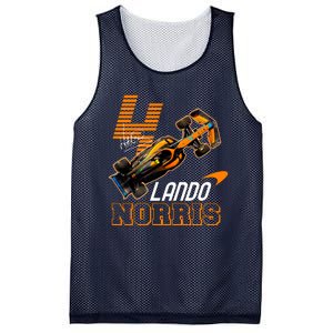 Cool Lando Norris F1 Racing Signature Mesh Reversible Basketball Jersey Tank