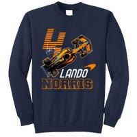 Cool Lando Norris F1 Racing Signature Tall Sweatshirt