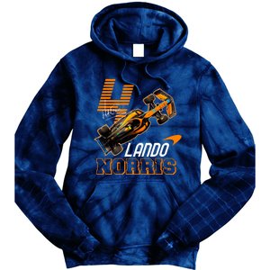 Cool Lando Norris F1 Racing Signature Tie Dye Hoodie