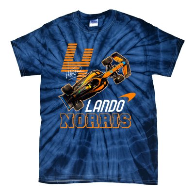 Cool Lando Norris F1 Racing Signature Tie-Dye T-Shirt