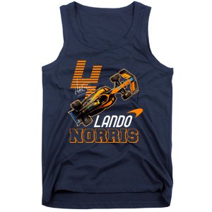 Cool Lando Norris F1 Racing Signature Tank Top