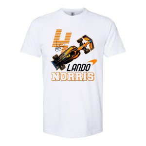 Cool Lando Norris F1 Racing Signature Softstyle CVC T-Shirt