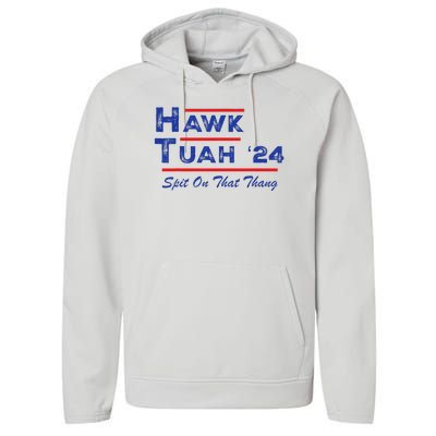 Cuthardy Last Name Family Reunion Vacationhawk Tuah 24 Spit On That Thang Parody Performance Fleece Hoodie