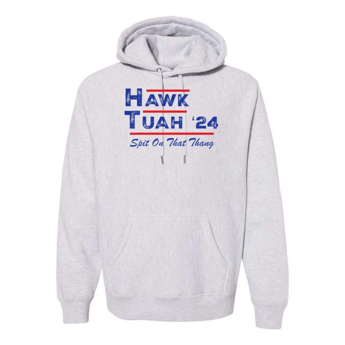 Cuthardy Last Name Family Reunion Vacationhawk Tuah 24 Spit On That Thang Parody Premium Hoodie