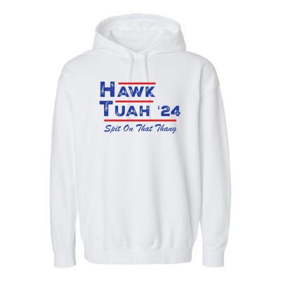 Cuthardy Last Name Family Reunion Vacationhawk Tuah 24 Spit On That Thang Parody Garment-Dyed Fleece Hoodie