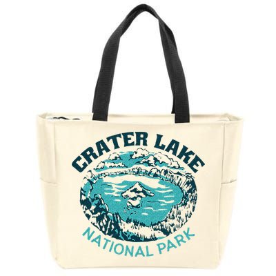 Crater Lake National Park Souvenir Mountain Hike Traveling Zip Tote Bag