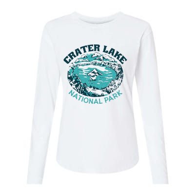 Crater Lake National Park Souvenir Mountain Hike Traveling Womens Cotton Relaxed Long Sleeve T-Shirt