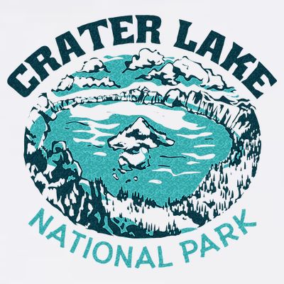 Crater Lake National Park Souvenir Mountain Hike Traveling T-Shirt