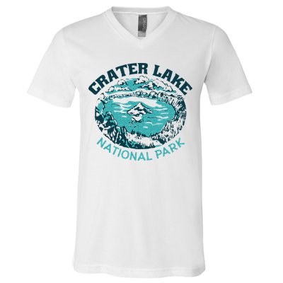 Crater Lake National Park Souvenir Mountain Hike Traveling V-Neck T-Shirt