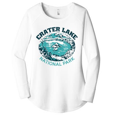 Crater Lake National Park Souvenir Mountain Hike Traveling Women's Perfect Tri Tunic Long Sleeve Shirt