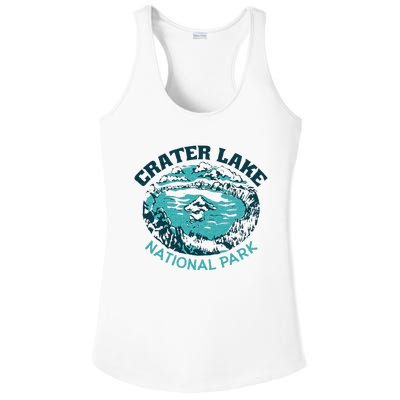 Crater Lake National Park Souvenir Mountain Hike Traveling Ladies PosiCharge Competitor Racerback Tank