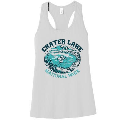 Crater Lake National Park Souvenir Mountain Hike Traveling Women's Racerback Tank