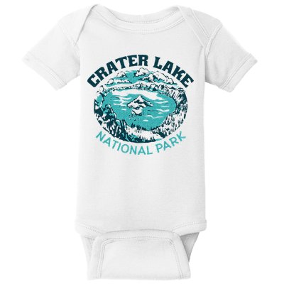 Crater Lake National Park Souvenir Mountain Hike Traveling Baby Bodysuit