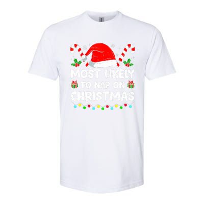 Christmas Likely Nap On Christmas Family Xmas Pajamas Pj Softstyle CVC T-Shirt