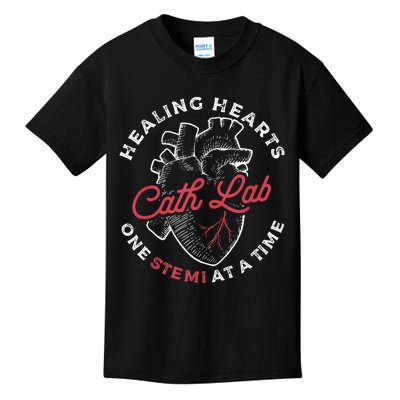 Cath Lab Nursing Catheter Laboratory Nurse Kids T-Shirt