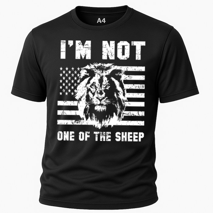 Conservative Lion Not A Sheep Gift Pro American Cooling Performance Crew T-Shirt