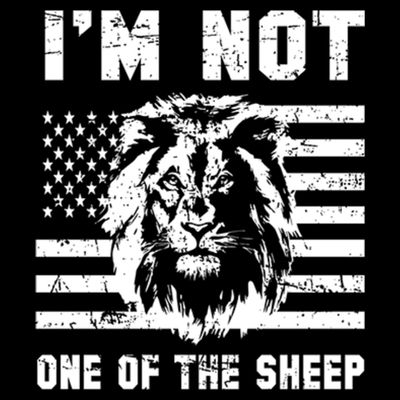 Conservative Lion Not A Sheep Gift Pro American T-Shirt