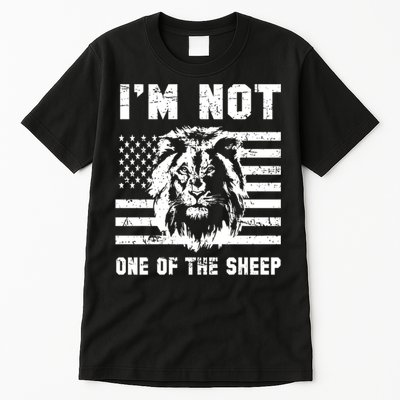 Conservative Lion Not A Sheep Gift Pro American Tall T-Shirt