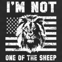 Conservative Lion Not A Sheep Gift Pro American Adult Drive Performance Visor