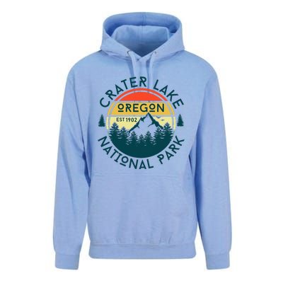 Crater Lake National Park Oregon Hiking Nature Outdoors Unisex Surf Hoodie