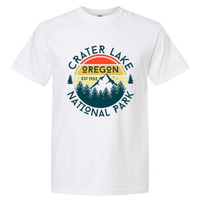 Crater Lake National Park Oregon Hiking Nature Outdoors Garment-Dyed Heavyweight T-Shirt