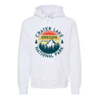 Crater Lake National Park Oregon Hiking Nature Outdoors Premium Hoodie