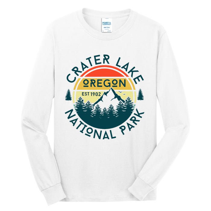 Crater Lake National Park Oregon Hiking Nature Outdoors Tall Long Sleeve T-Shirt