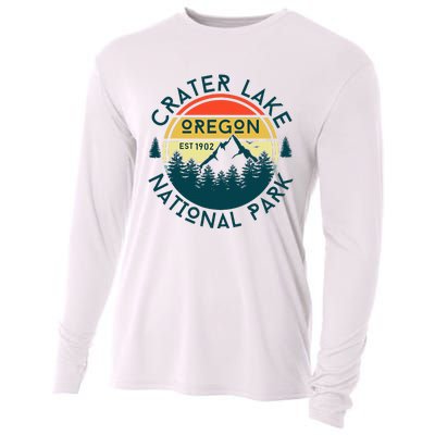 Crater Lake National Park Oregon Hiking Nature Outdoors Cooling Performance Long Sleeve Crew