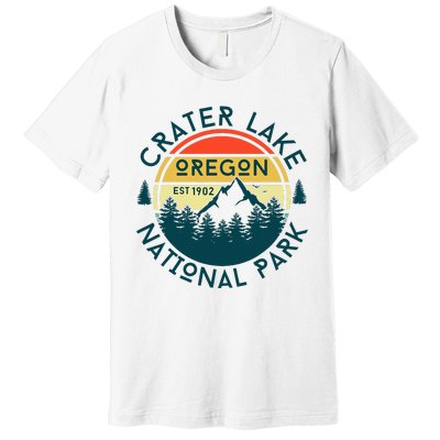 Crater Lake National Park Oregon Hiking Nature Outdoors Premium T-Shirt