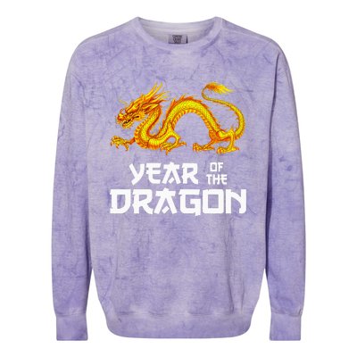 Chinese Lunar New Year 2024 Year Of The Dragon Colorblast Crewneck Sweatshirt