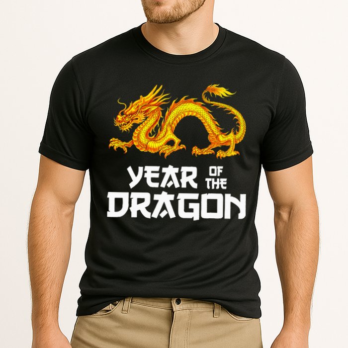 Chinese Lunar New Year 2024 Year Of The Dragon Cooling Performance Crew T-Shirt