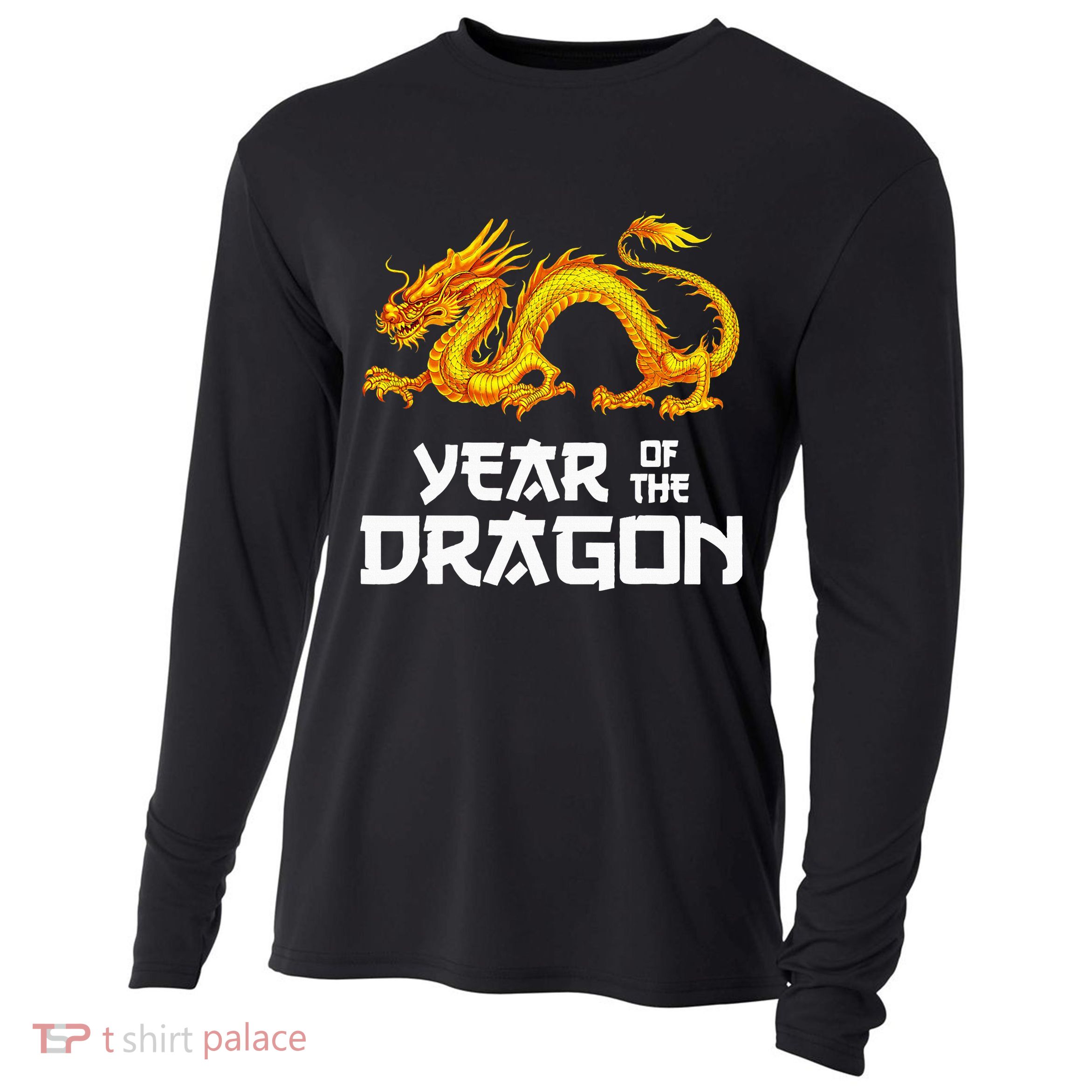 Chinese Lunar New Year 2024 Year Of The Dragon Cooling Performance Long Sleeve Crew