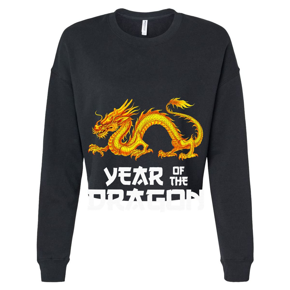 Chinese Lunar New Year 2024 Year Of The Dragon Women's Crop Top Tee